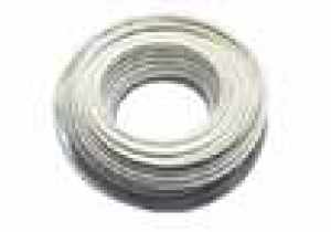 MOTOMARINE CAVO IN ACCIAIO INOX AISI 316 49 FILI RIVESTITO IN PVC MM.4 X 8