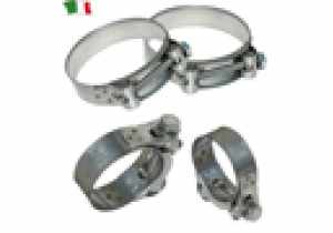 MS-MARINE FASCETTA STRINGITUBO 68/73 MM.21 A BULLONE INOX 316