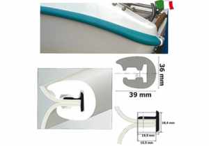 TESSILMARE BOTTAZZO PROFILO L-35 MT.24 GRIGIO
