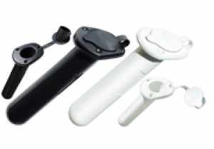 MS-MARINE COPRIFORO IN GOMMA PER PORTACANNE AD INCASSO ECO NERO ABS